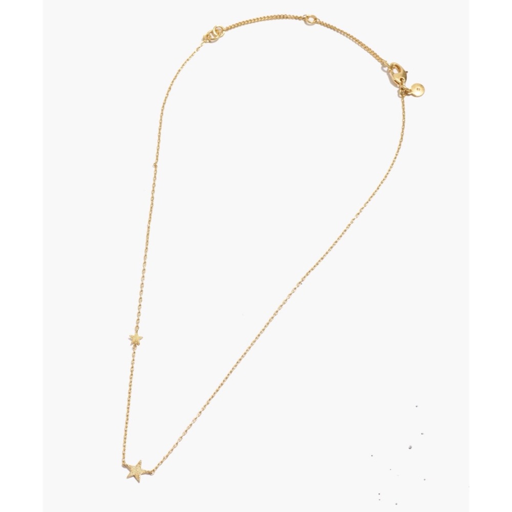 Madewell Shimmer Star Station Necklace